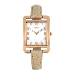 Bertha Marisol Swiss MOP Leather-Band Watch - 1 of 4