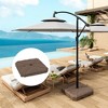 Outsunny Cantilever Offset Umbrella Base, Heavy Duty Outdoor Umbrella Stand Base, Sand/Water Filled Patio Umbrella Base for Garden Poolside - 2 of 4