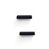 SEVOBAL Decorative Bookshelf Floating Shelves Wall Mounted Wood Shelf Hanging Bathroom Shelf Home Wall Decor Corner Shelf, Black, 14.96"*6.1"*1.57" - 2 of 4