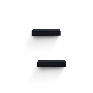 AZL1 Life Concept Decorative Bookshelf Wall Floating Shelve Wall Shelf Farmhouse Home Decor Display Shelving Wall Shelf, Black, 14.96"*6.1"*1.57" - 1 of 4