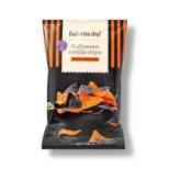 Halloween Orange and Black Triangle Tortilla Chips Salted - 12oz - Favorite Day™