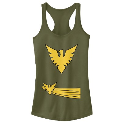 Juniors Womens Marvel Halloween X- Men Phoenix Costume Racerback Tank Top