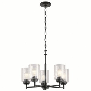 Kichler Lighting Winslow 5 - Light Chandelier in  Black - 1 of 4