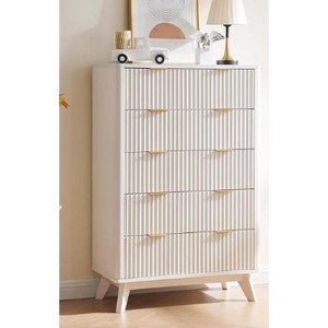 5-Drawer Cabinet with Inner Arc Vacuum Forming for Bedroom - 1 of 1