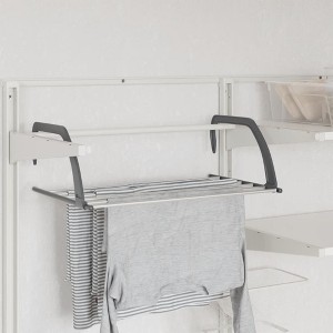 vidaXL Drying Racks 2 pcs 20.9"x13"x7.1" Aluminum - 1 of 4