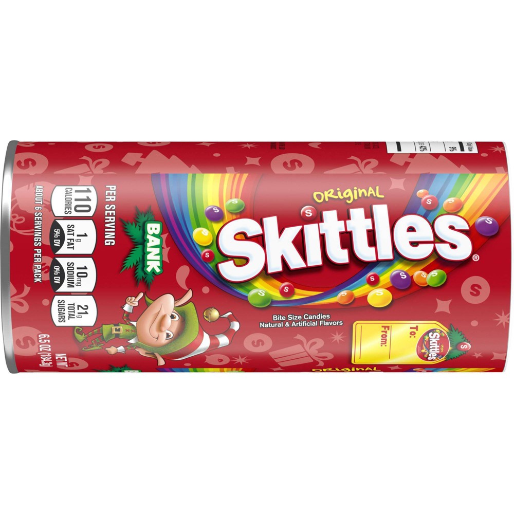 UPC 022000012050 product image for Skittles Original Holiday Bank - 6.5oz | upcitemdb.com