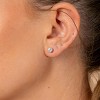 SHINE by Sterling Forever Sterling Silver CZ Stud Earrings - 2 of 3