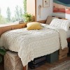 2-3 Pcs Tufted Boho Comforter Set Bed Set GentleSoft Farmhouse Shabby Chic Embroidery Bedding - 2 of 4