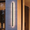 DORESshop Outdoor Wall Light 30W Waterproof IP65 Integrated LED, Warm 3000K, Black Sand Finish, 39.37in for Garden, Porch, Corridor - 2 of 4