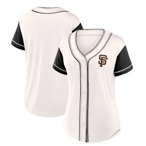 MLB San Francisco Giants Women's Short Sleeve White Fashion Jersey - 1 of 3