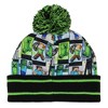 Minecraft Sublimated Kid's Knit Cuff Pom Pom Beanie Cap Winter Hat OSFM - 3 of 3