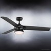 Urban Ambiance Luxury Contemporary Ceiling Fan 13.505''H x 52''W,  Midnight Black Finish,  Tamworth Collection, UHP9351 - 4 of 4
