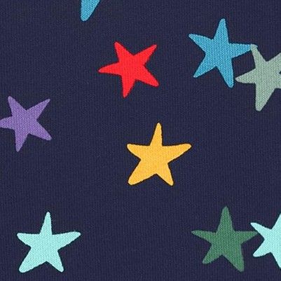 navy confetti stars