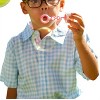 Boy's Gingham Short Sleeve Shirt - TukTuk Designs - 3 of 3