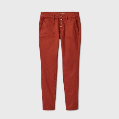 red skinny jeans target