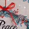 Evergreen Garden Flag Chickadee Wreath Burlap Double Sided Indoor Outdoor Decor 18" x 12.5" - 4 of 4