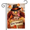 Briarwood Lane Garden Flag 12x18 For Outdoor Thankful Turkey Thanksgiving For Thanksgiving Garden Flag Flags For Outside - 2 of 4