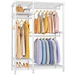 VIPEK V2 Garment Rack Metal Clothing Rack for Hanging Clothes, Free Standing Closet Wardrobe, Max Load 600LBS, White