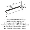 Amerock Cowrie Pull for Cabinets, Drawers, and Furniture - 3 of 4