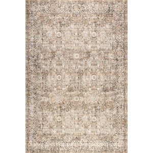 Nuloom Hillstone Collection Elinda Traditional Vintage Medallion Area Rug - 1 of 4