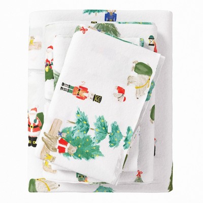 100% Cotton Christmas Flannel Sheets - Great Bay Home