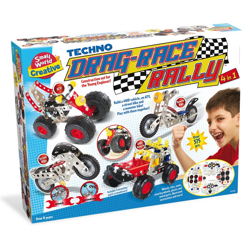 Small World Toys Techno Drag-Race Rally 4 in 1, 1 of 2