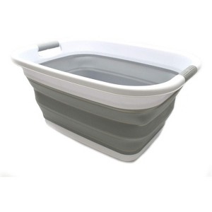 SAMMART 31L (8.1 gallon) Collapsible Plastic Laundry Basket - 1 of 4