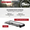 Yakima SkinnyWarrior 16 Inch Extension for Added Storage for Long and Narrow Cargo Basket, Made From Weather Proof Heavy Duty Steel, Black - 4 of 4