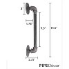 Pipe Decor 1/2 in. x 10 in. Barn Door Handle - 14.5 in. L - 2 of 4