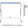 Amber Fight Gear Enhanced Training Agility Hurdles: Premium Self-Return Aluminum Set for Track, Field, Soccer, Football -27 inch to 42 inch (Set of 3) - 3 of 4