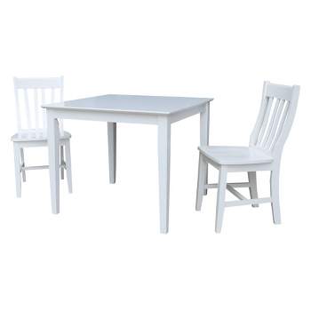 3pc Dining Table with Cafe Chairs - International Concepts