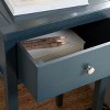 Abel Nightstand With Storage Drawer - Dark Teal - Safavieh. - 3 of 4