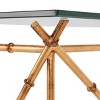 Mark Accent Table - FOX2511A - Gold/Clear - Safavieh Couture - 4 of 4