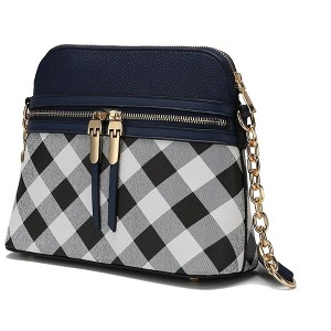 MKF Collection Suki Checkered Crossbody Bag by Mia K - 1 of 4