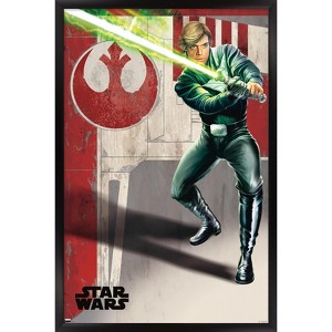 Trends International Star Wars: Return of the Jedi - Luke Framed Wall Poster Prints - 1 of 4
