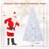 Costway Artificial PVC Christmas Tree W/Stand Holiday Season Indoor Outdoor Green - 3 of 4