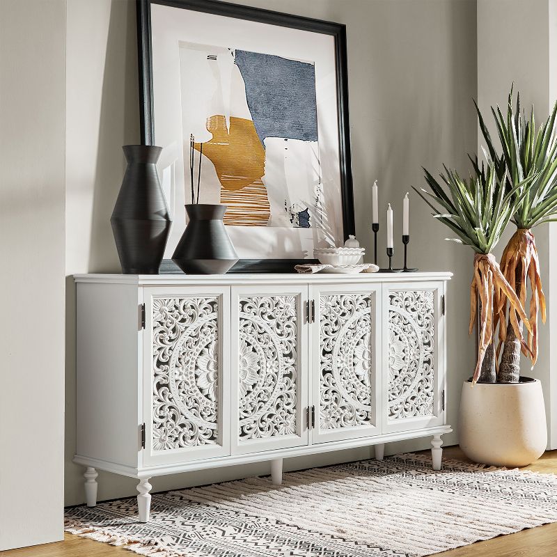Emathides  63"Wide Sideboard with Solid Wood Legs |KARAT HOME, 2 of 13