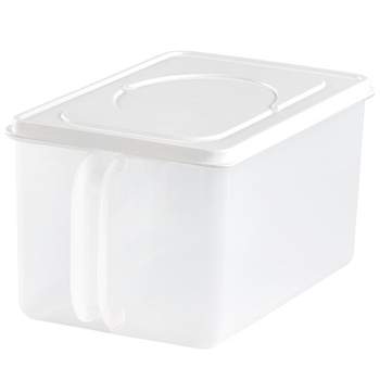 The Lakeside Collection Bulk Plastic Food Storage Bin with Carrying Handle and Lid