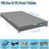 GARPROVM 8Ft Home Protection Cover Pool Table Cover with Fluorescent Green Handles Waterproof - 2 of 4