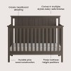 Child Craft Cottage Flat Top Crib and Changing Table Nursery Set, 2-Piece, Includes 4-in-1 Convertible Crib and Changing Table (Dapper Gray) - 4 of 4