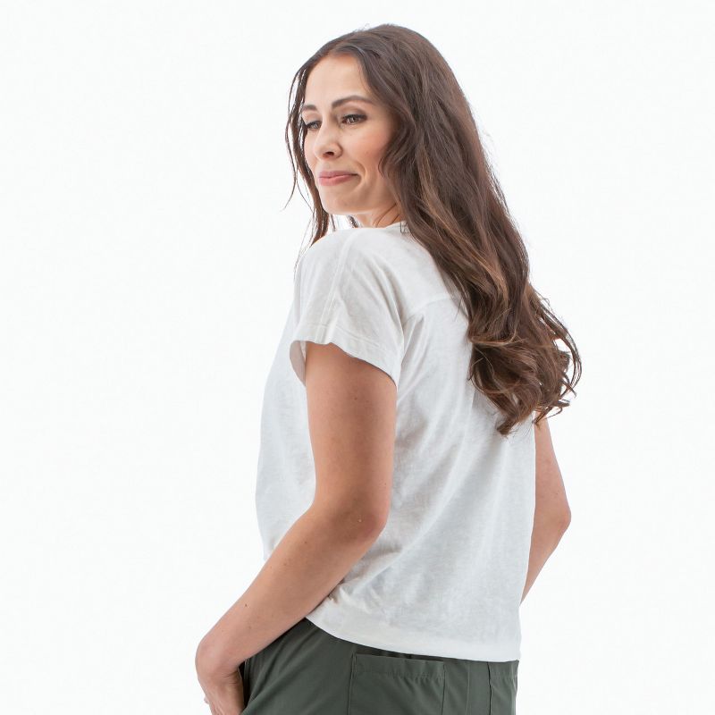 Aventura Clothing Women's Reece Dolman Short Sleeve V-Neck T-Shirt, 2 of 6