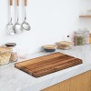 Orieon 18"x12" Acacia Cutting Board with Juice Grooves, Wooden Chopping Board for Kitchen, Meat & Fruit. - 2 of 4