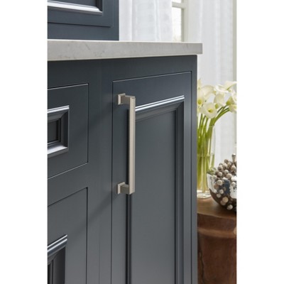 Brushed Nickel 7-Inch Modern Cabinet Bar Pull