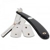 Parker SRB Barber Straight Razor, Black - 3 of 4