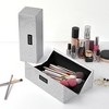 Byootique Makeup Brush Holder Case PU Cosmetic Organizer Travel Silver Glitter - 2 of 4