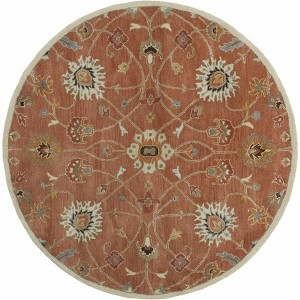 Hauteloom Logville Hand Tufted Rust 1119 Wool Rug - 1 of 4