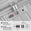 Karl Home Luggage Sets 5 Piece Hardside Hard Shell Travel Suitcases with TSA Lock Grey - 4 of 4