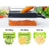 Attop 16-in-1 Multi-Function Vegetable Chopper with 8 Blades, Slicer, Dicer, Onion, Carrot Chopper, and More - with Container (Gray) - 3 of 4