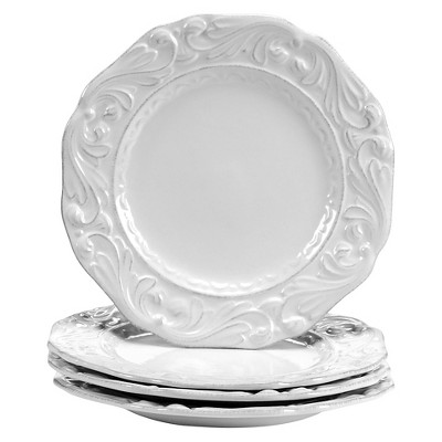 Certified International Firenze Ivory Dessert Plates - 9.5"x9.5" Set of 4