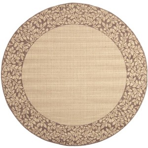 Courtyard CY0727 UV & Stain Resistant Non-Shedding Power Loomed Indoor/Outdoor Rugs - Safavieh - 1 of 4